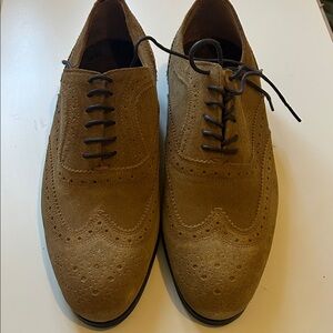 Classic Brown Suede Men's Derbys
